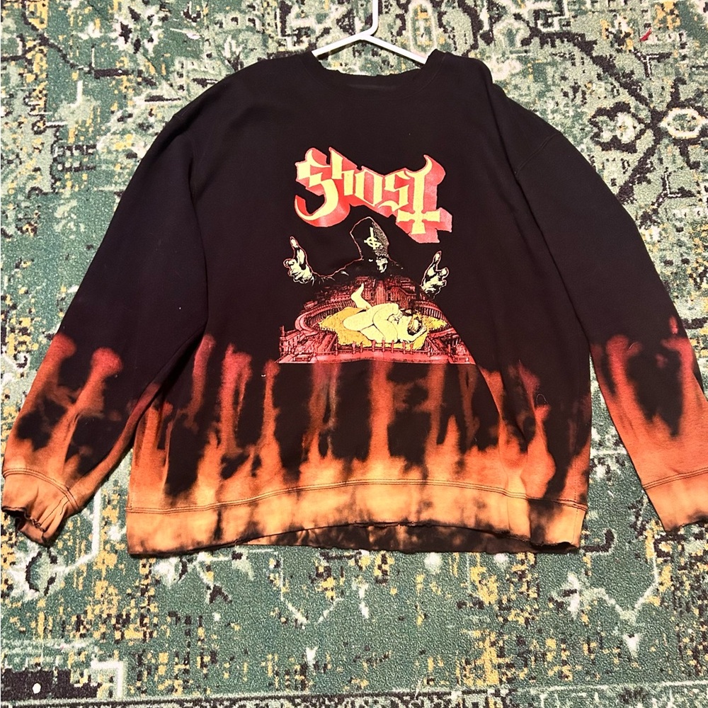Ghost Band Black and Orange Sweatshirt